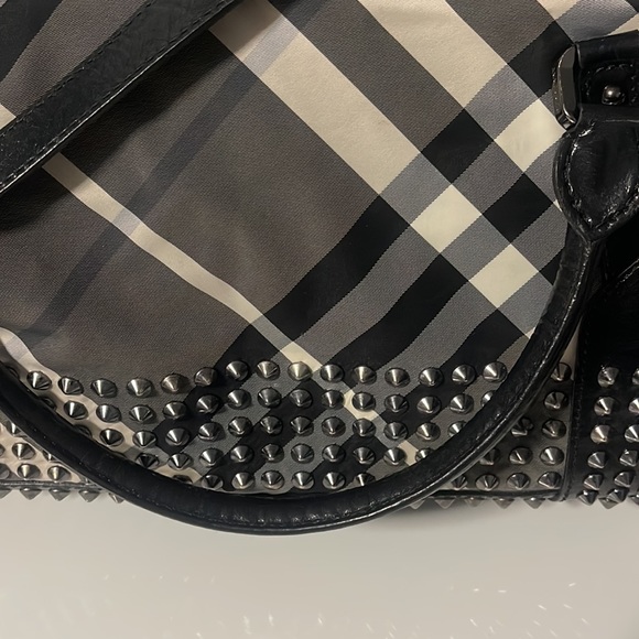 Authentic Burberry Satchel with Spikes - Picture 2 of 11